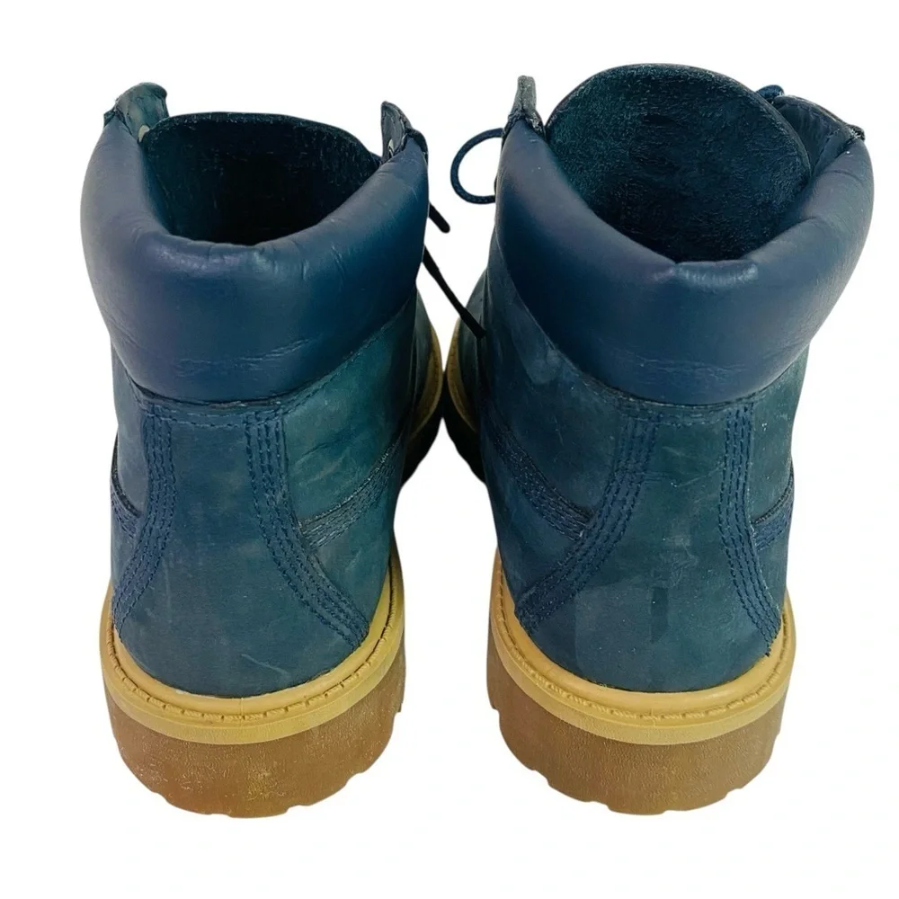 Timberland Waterproof Blue Nubuck Leather Boots Size 2